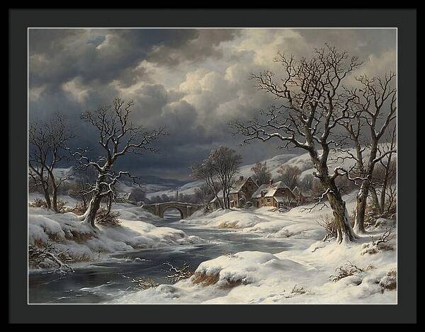 Tranquil Snowy Landscape 10040