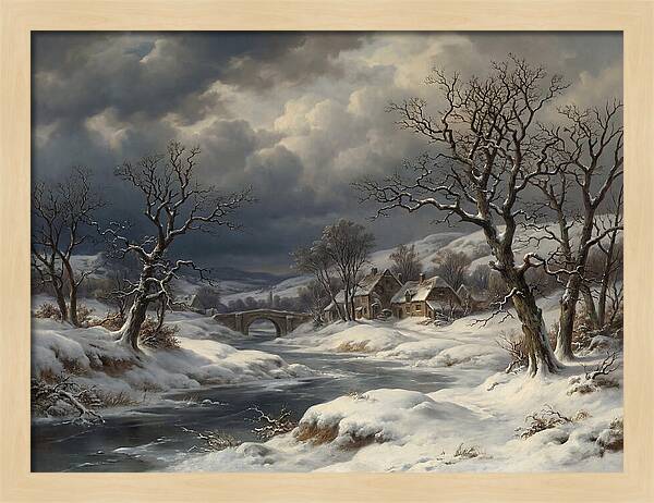 Tranquil Snowy Landscape 10040