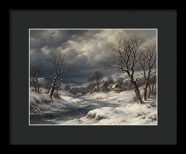 Tranquil Snowy Landscape 10040