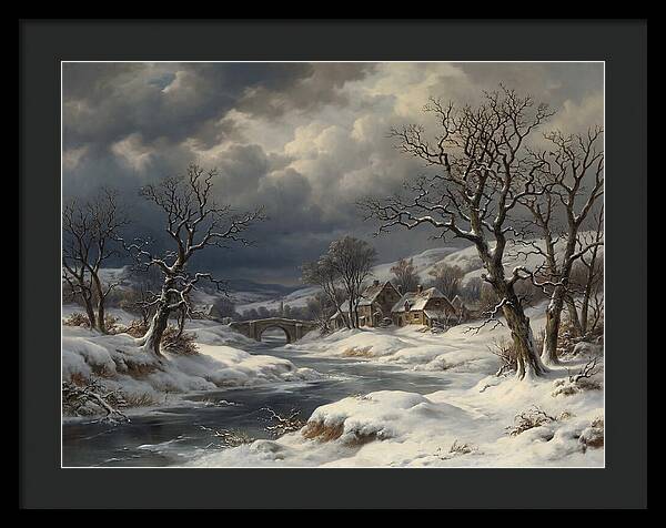 Tranquil Snowy Landscape 10040
