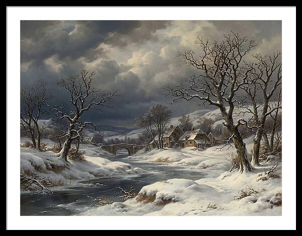 Tranquil Snowy Landscape 10040