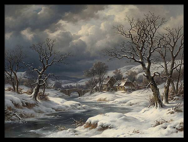 Tranquil Snowy Landscape 10040