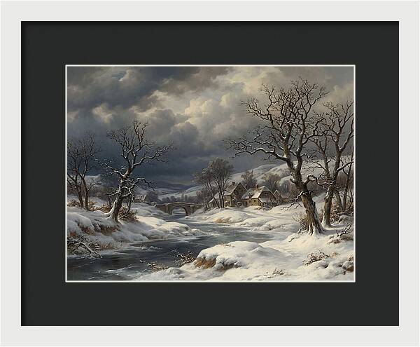 Tranquil Snowy Landscape 10040