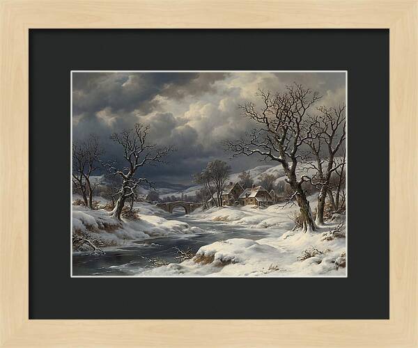 Tranquil Snowy Landscape 10040