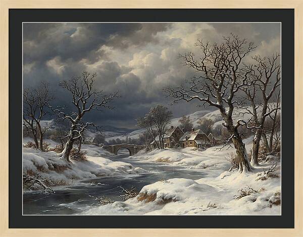Tranquil Snowy Landscape 10040