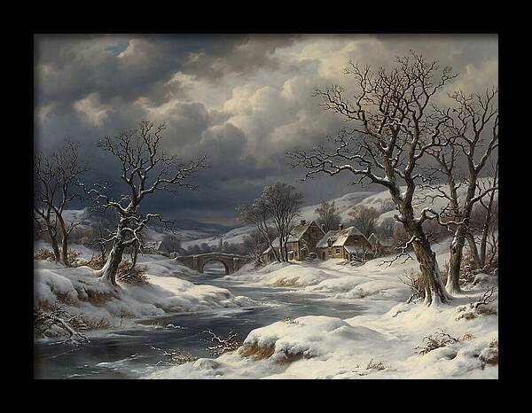 Tranquil Snowy Landscape 10040