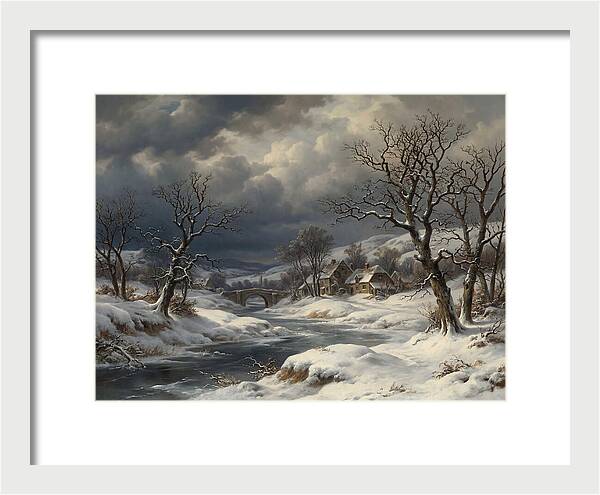 Tranquil Snowy Landscape 10040
