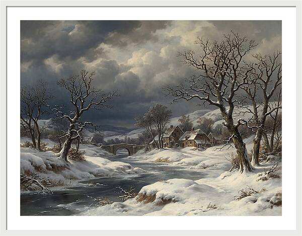 Tranquil Snowy Landscape 10040