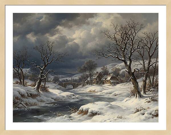 Tranquil Snowy Landscape 10040