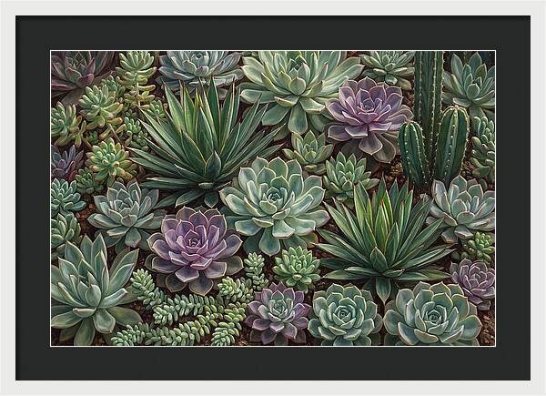 Tranquil Succulent Oasis 8587