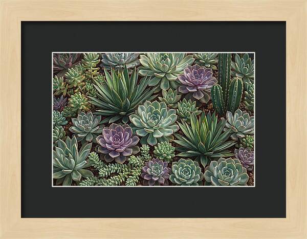Tranquil Succulent Oasis 8587