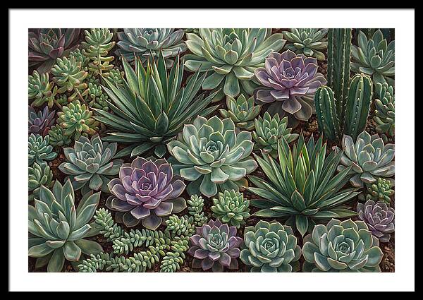 Tranquil Succulent Oasis 8587