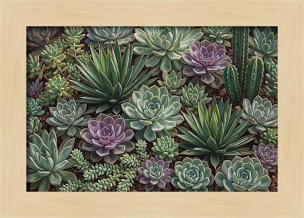 Tranquil Succulent Oasis 8587