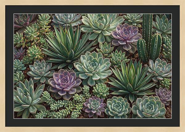 Tranquil Succulent Oasis 8587