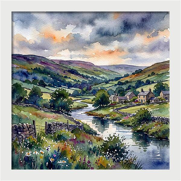 Tranquil Summer Landscape 8601