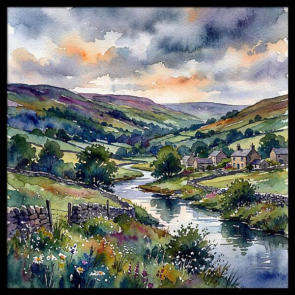 Tranquil Summer Landscape 8601