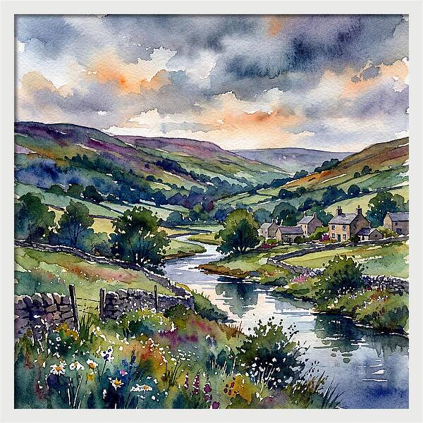Tranquil Summer Landscape 8601