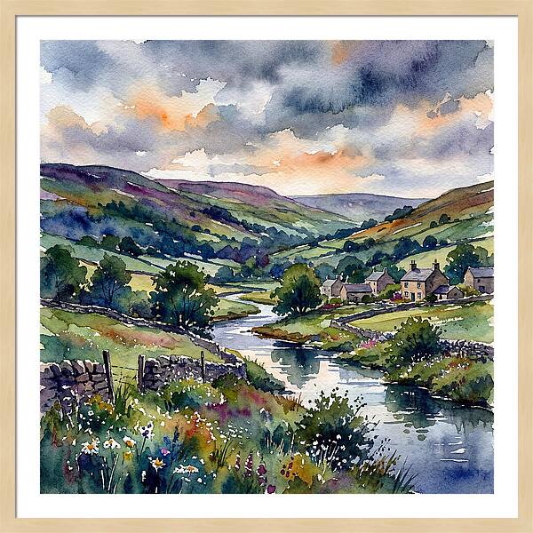 Tranquil Summer Landscape 8601