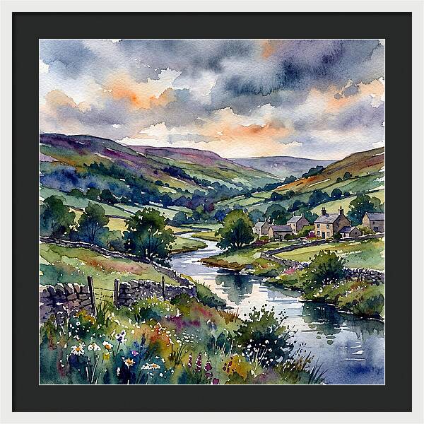 Tranquil Summer Landscape 8601