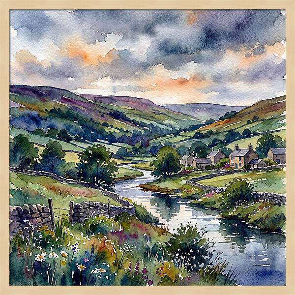 Tranquil Summer Landscape 8601