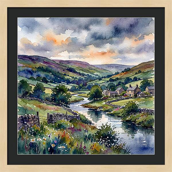 Tranquil Summer Landscape 8601