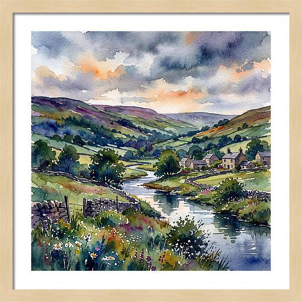 Tranquil Summer Landscape 8601