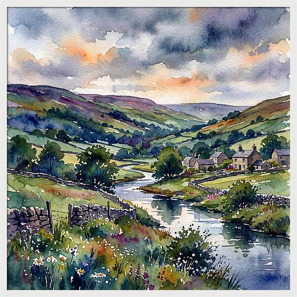 Tranquil Summer Landscape 8601