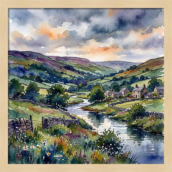 Tranquil Summer Landscape 8601