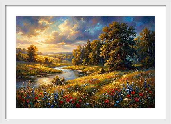 Tranquil Summer Landscape 8615