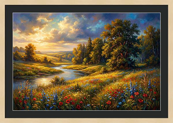 Tranquil Summer Landscape 8615