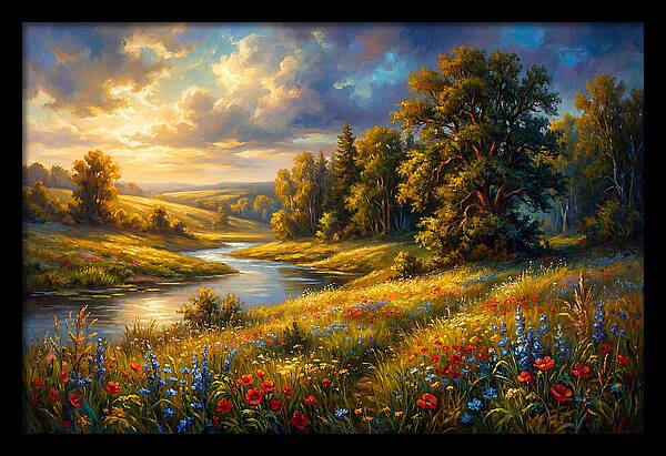 Tranquil Summer Landscape 8615