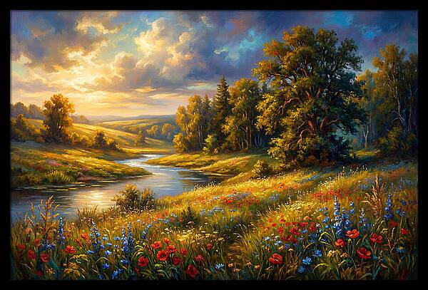 Tranquil Summer Landscape 8615