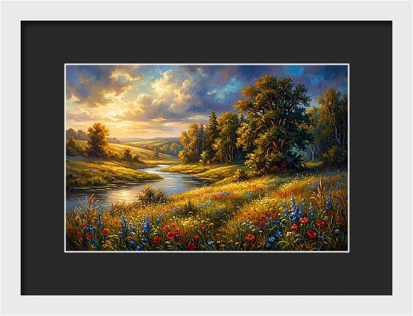 Tranquil Summer Landscape 8615
