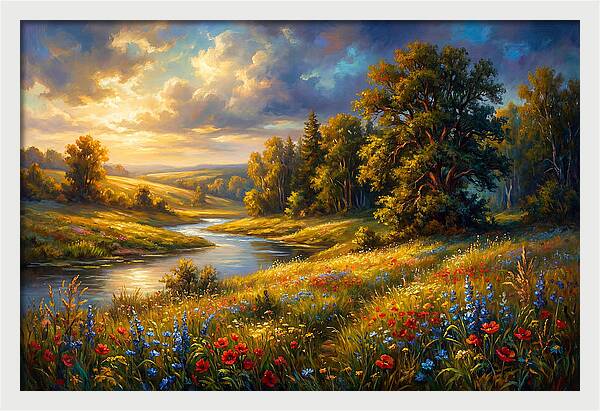 Tranquil Summer Landscape 8615