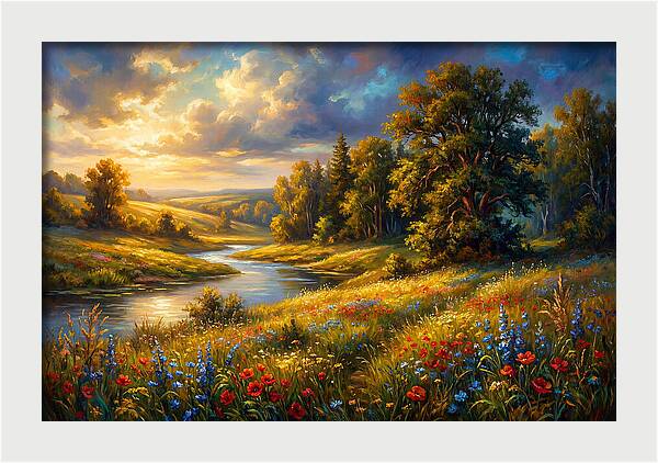 Tranquil Summer Landscape 8615