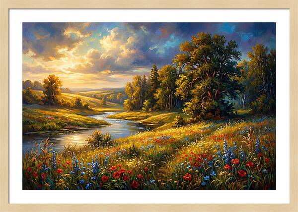 Tranquil Summer Landscape 8615