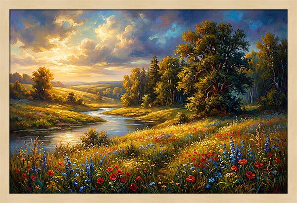 Tranquil Summer Landscape 8615