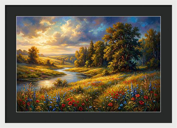 Tranquil Summer Landscape 8615