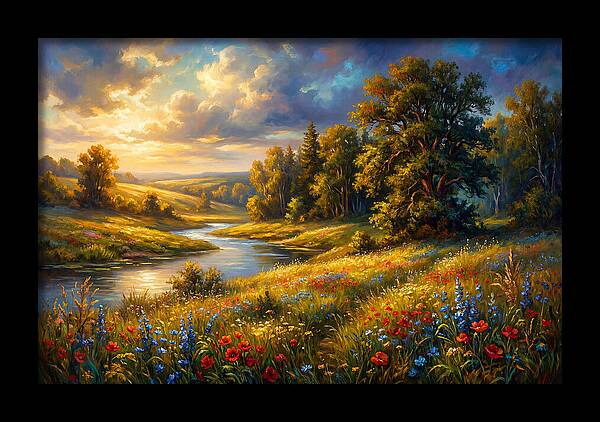 Tranquil Summer Landscape 8615