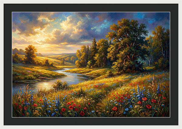 Tranquil Summer Landscape 8615