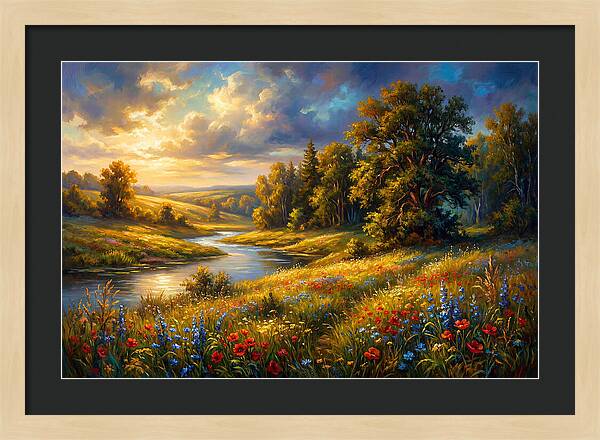 Tranquil Summer Landscape 8615