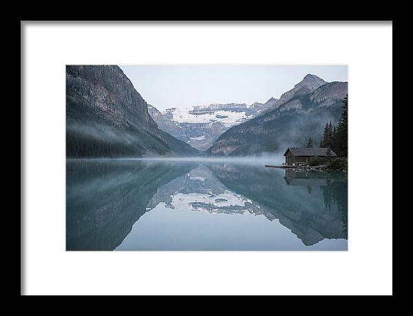 Tranquil Sunrise Over Lake Louise