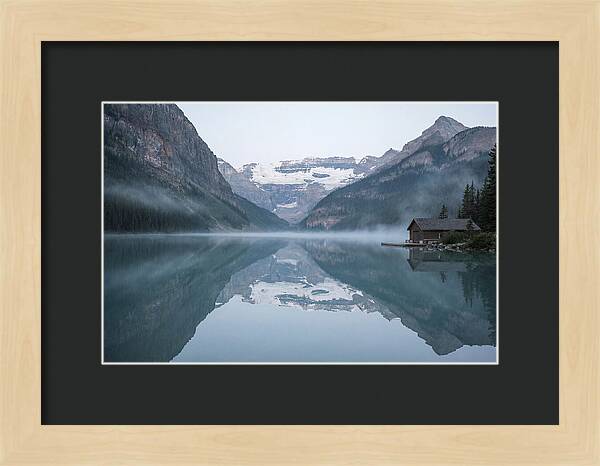 Tranquil Sunrise Over Lake Louise