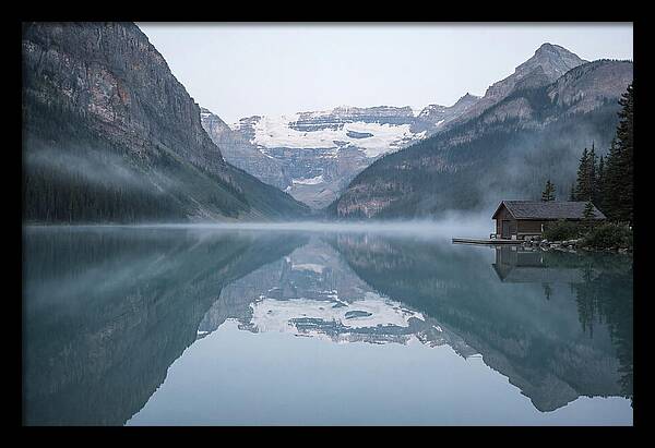 Tranquil Sunrise Over Lake Louise