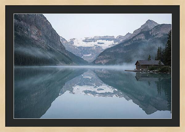 Tranquil Sunrise Over Lake Louise