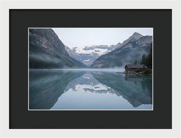 Tranquil Sunrise Over Lake Louise