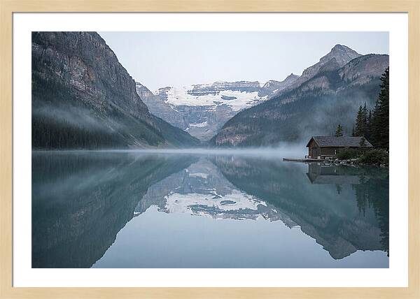 Tranquil Sunrise Over Lake Louise
