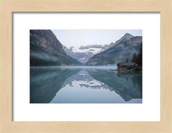 Tranquil Sunrise Over Lake Louise