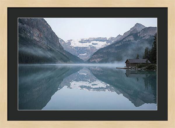 Tranquil Sunrise Over Lake Louise