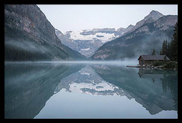 Tranquil Sunrise Over Lake Louise